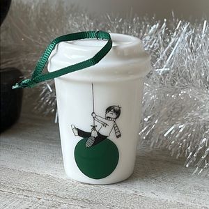 2015 Starbucks Boy on a Balloon Ornament